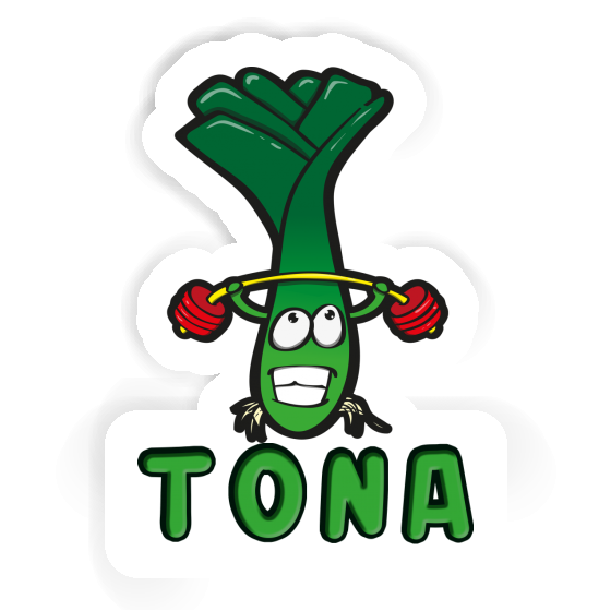 Tona Sticker Leek Laptop Image