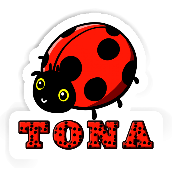 Tona Autocollant Coccinelle Image