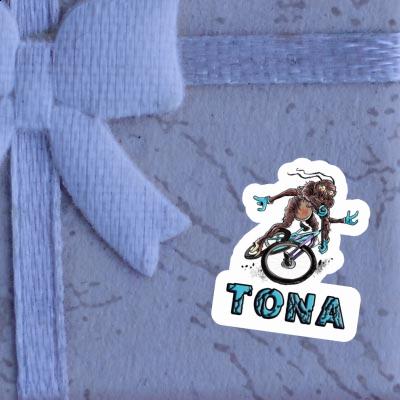 Tona Sticker Mountainbiker Notebook Image