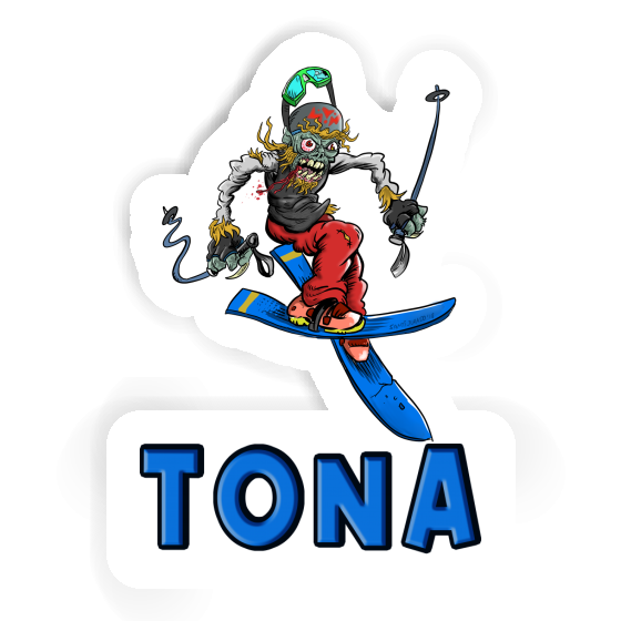 Skifahrer Aufkleber Tona Gift package Image