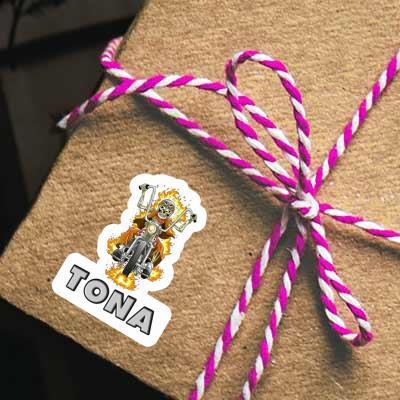 Motorradfahrer Aufkleber Tona Gift package Image