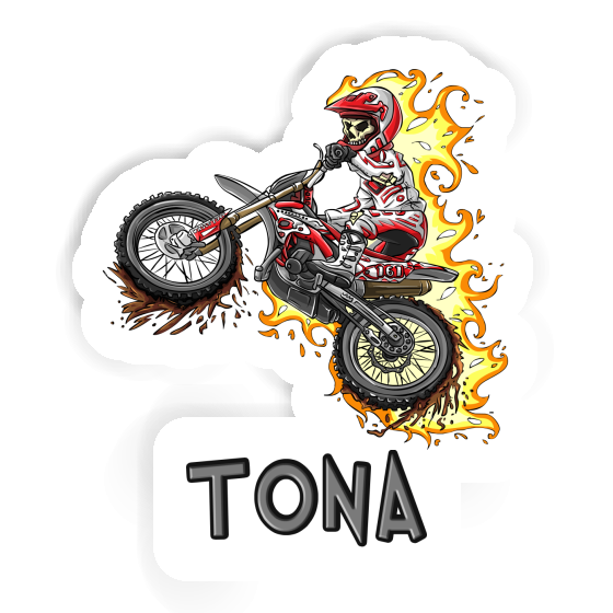 Tona Autocollant Motocrosser Laptop Image