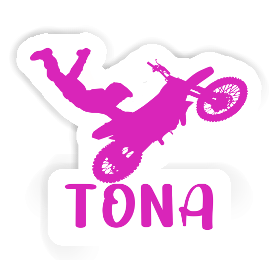 Sticker Motocross Rider Tona Notebook Image