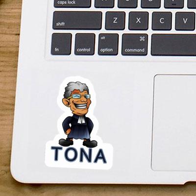 Sticker Pfarrer Tona Gift package Image