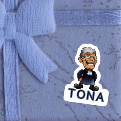 Sticker Pfarrer Tona Gift package Image