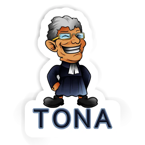 Sticker Pfarrer Tona Gift package Image