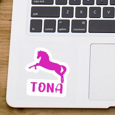 Tona Sticker Horse Laptop Image