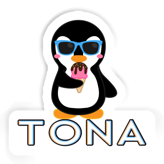 Sticker Tona Ice Cream Penguin Gift package Image