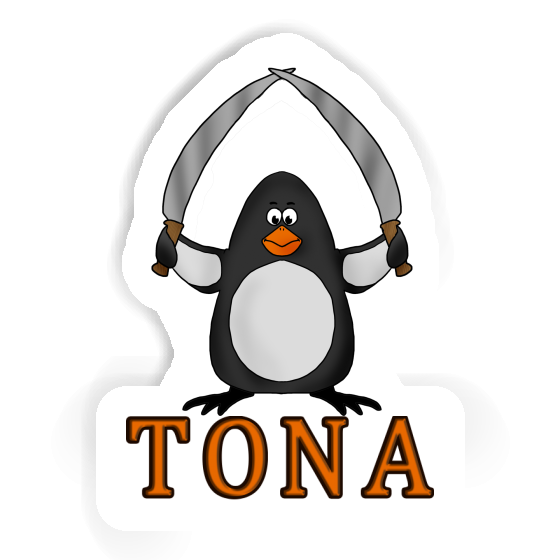 Sticker Pinguin Tona Notebook Image