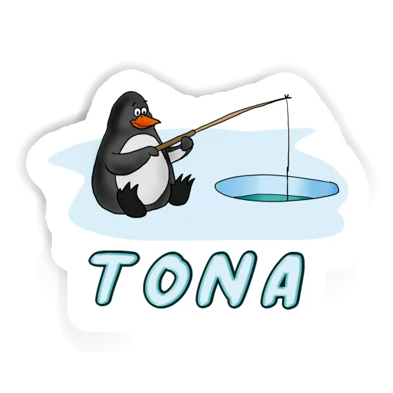 Fishing Penguin Sticker Tona Gift package Image