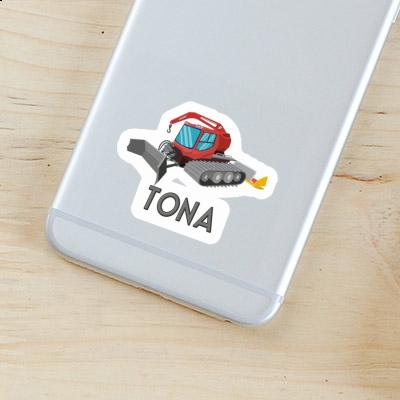 Sticker Snow Groomer Tona Notebook Image