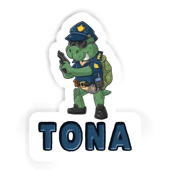 Sticker Police Officer Tona Image