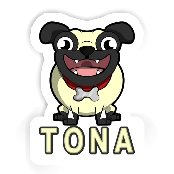 Sticker Tona Mops Gift package Image