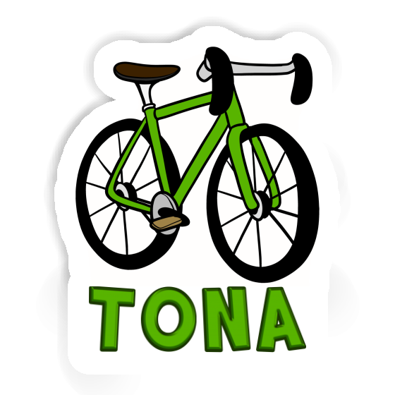 Tona Sticker Racing Bicycle Notebook Image