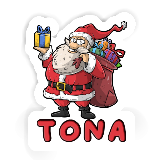 Santa Claus Sticker Tona Gift package Image