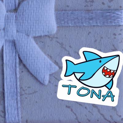 Tona Sticker Shark Laptop Image