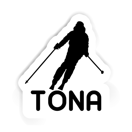 Tona Sticker Skier Notebook Image