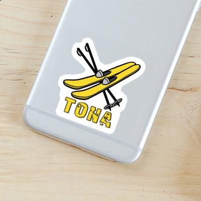 Tona Sticker Ski Notebook Image