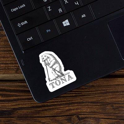 Tona Sticker Skier Notebook Image