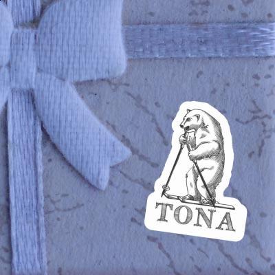 Tona Sticker Skier Notebook Image