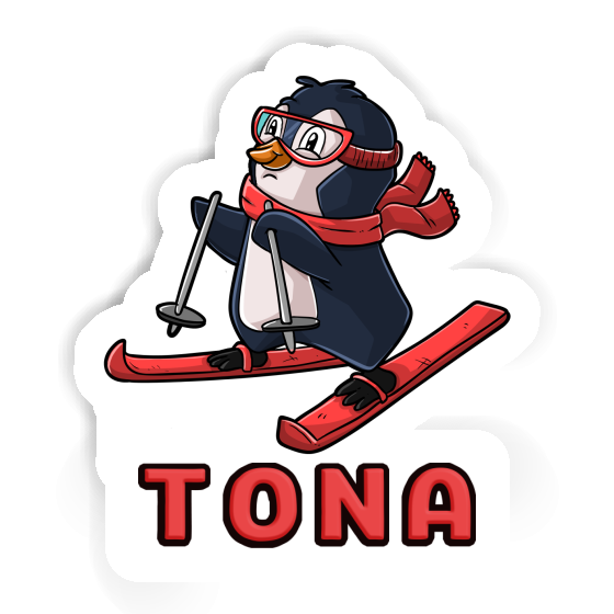 Sticker Tona Skier Gift package Image