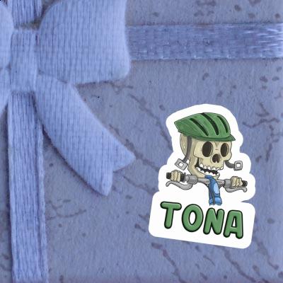 Sticker Tona Mountainbiker Notebook Image