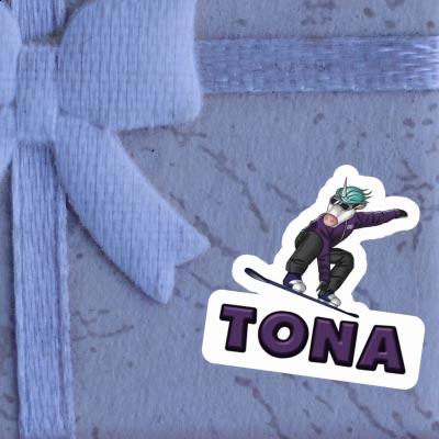 Tona Sticker Snowboarderin Image