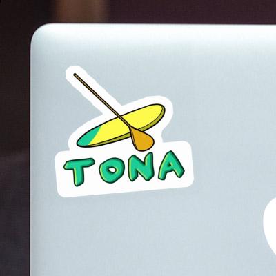 Sticker Tona Stand Up Paddle Notebook Image