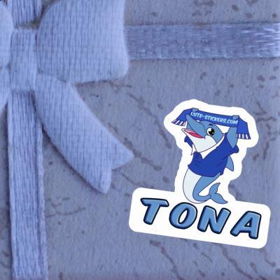 Sticker Tona Dolphin Notebook Image