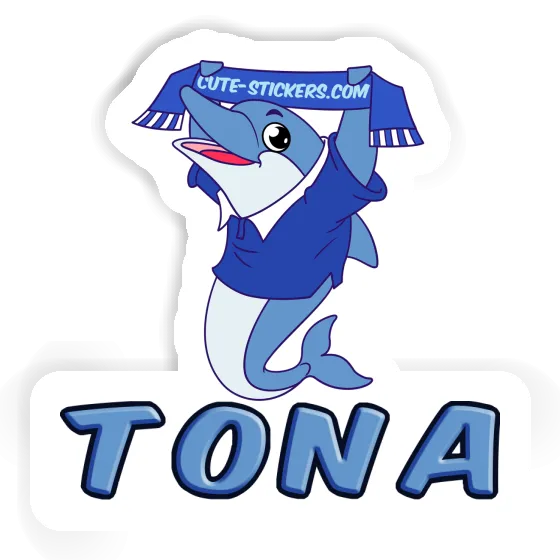 Sticker Tona Dolphin Notebook Image