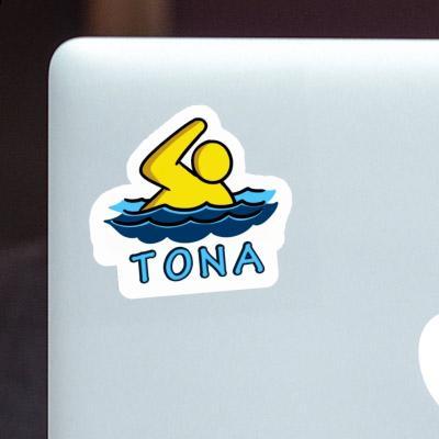 Sticker Schwimmer Tona Image