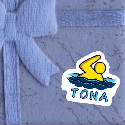 Sticker Tona Swimmer Laptop Image