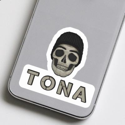 Tona Aufkleber Totenkopf Image