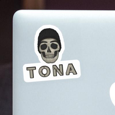 Skull Sticker Tona Laptop Image