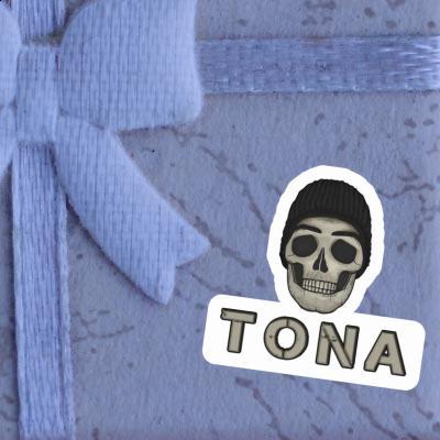 Tona Aufkleber Totenkopf Image