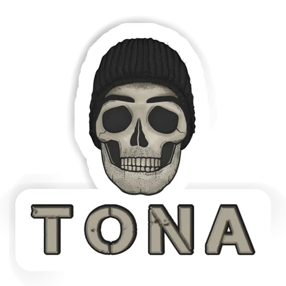 Skull Sticker Tona Notebook Image