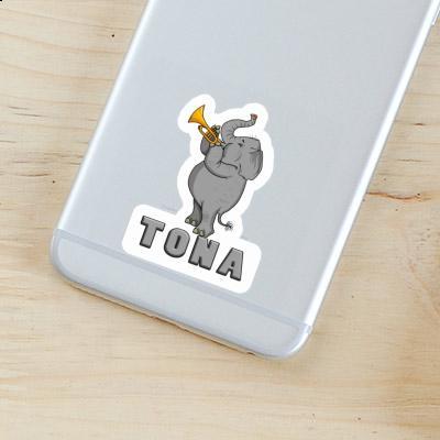 Tona Sticker Elephant Notebook Image