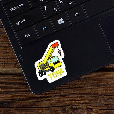 Vehicle Crane Sticker Tona Laptop Image