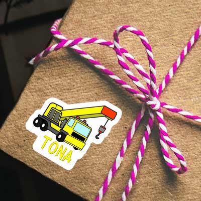 Vehicle Crane Sticker Tona Notebook Image