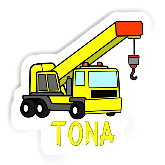 Vehicle Crane Sticker Tona Notebook Image