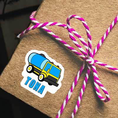 Sticker Tona Water Truck Gift package Image