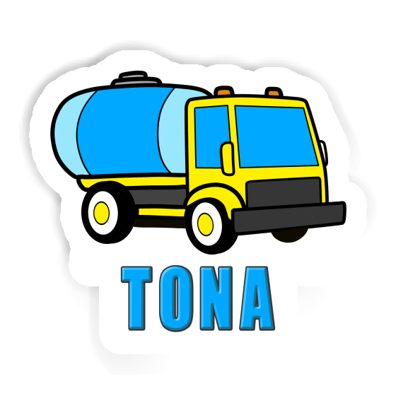 Sticker Tona Water Truck Gift package Image