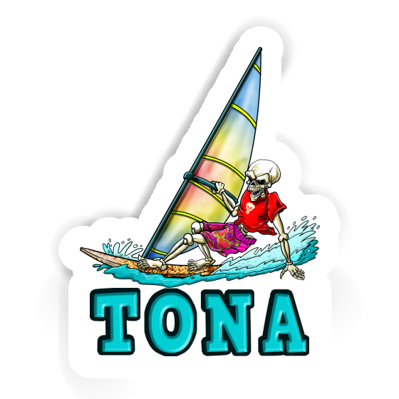 Aufkleber Surfer Tona Image