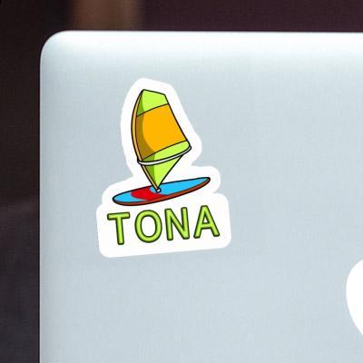 Sticker Windsurf Board Tona Laptop Image