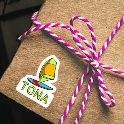 Sticker Windsurf Board Tona Laptop Image