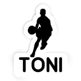 Joueur de basket-ball Autocollant Toni Image
