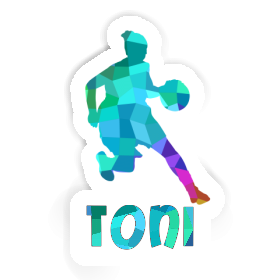 Autocollant Toni Joueuse de basket-ball Image