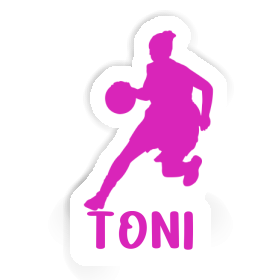 Autocollant Toni Joueuse de basket-ball Image