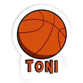 Toni Autocollant Basket-ball Image
