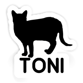 Autocollant Chat Toni Image